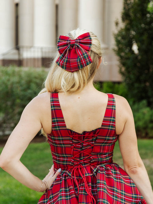Journey Dress in Red Plaid