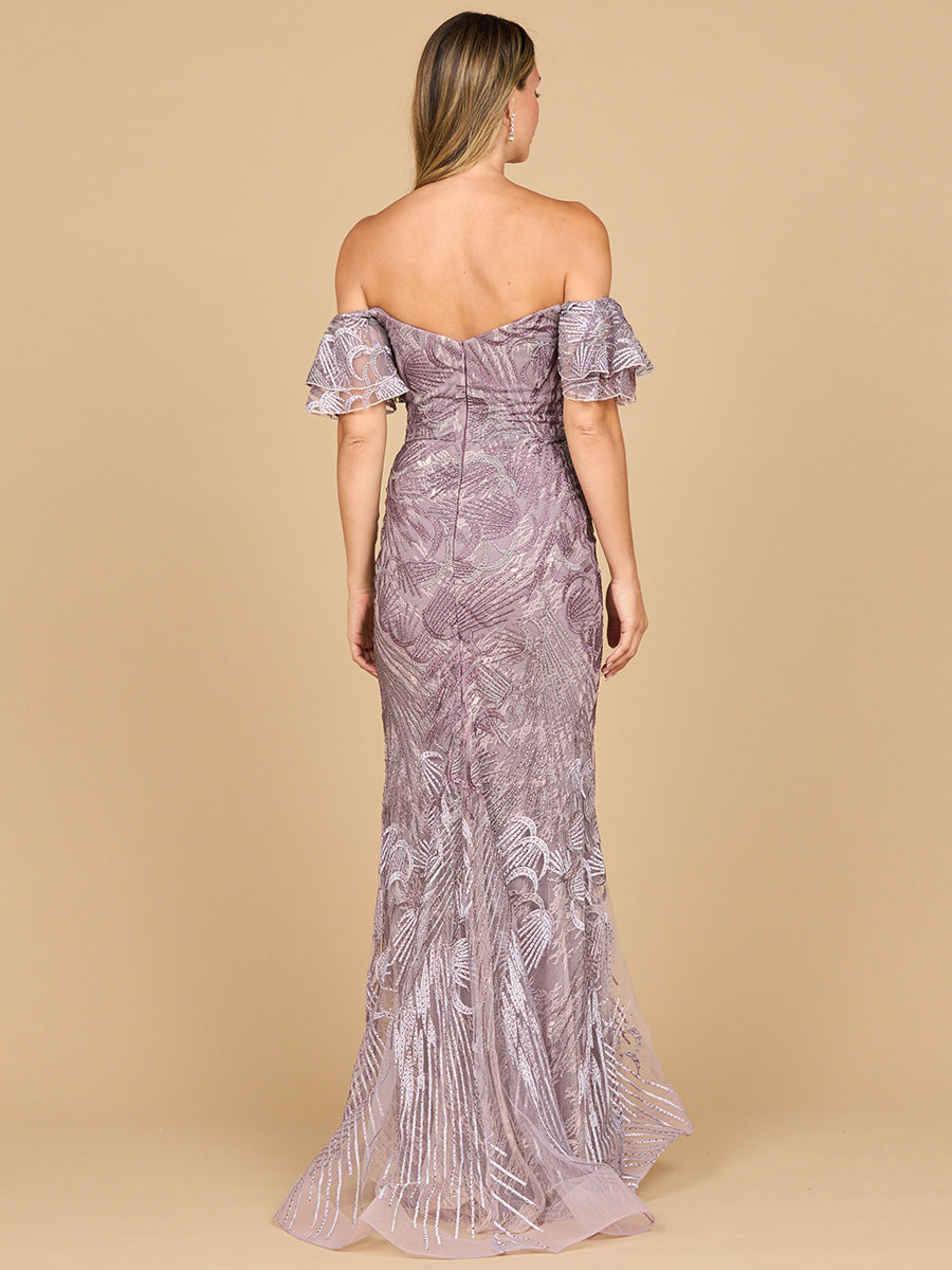 Off Shoulder Mermaid Lace Gown