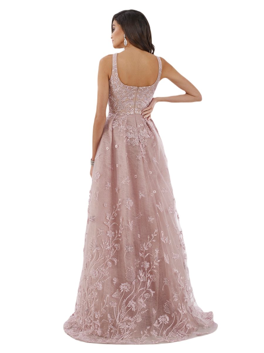 Overskirt Lace Fitted Gown