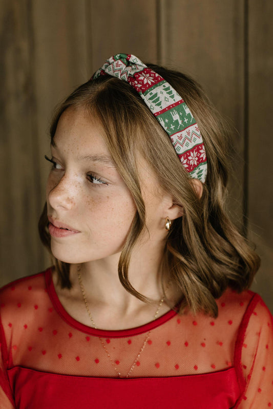 Christmas Sweater - Knotted Headband