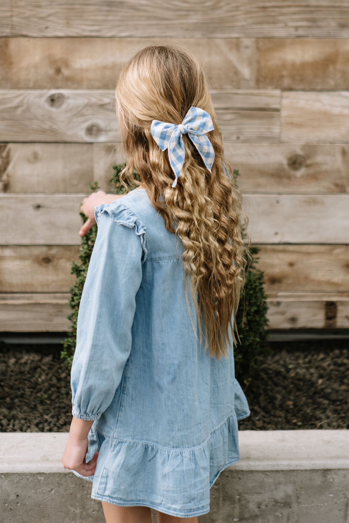 Daybreak Plaid Darling Hair Bow