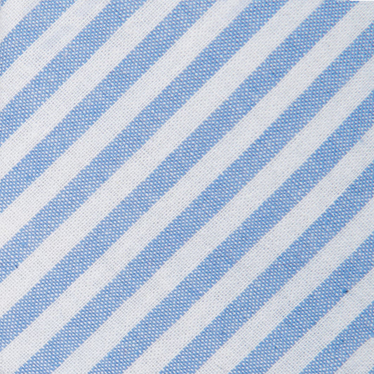 Robin Egg Stripe Darling Hair Bow