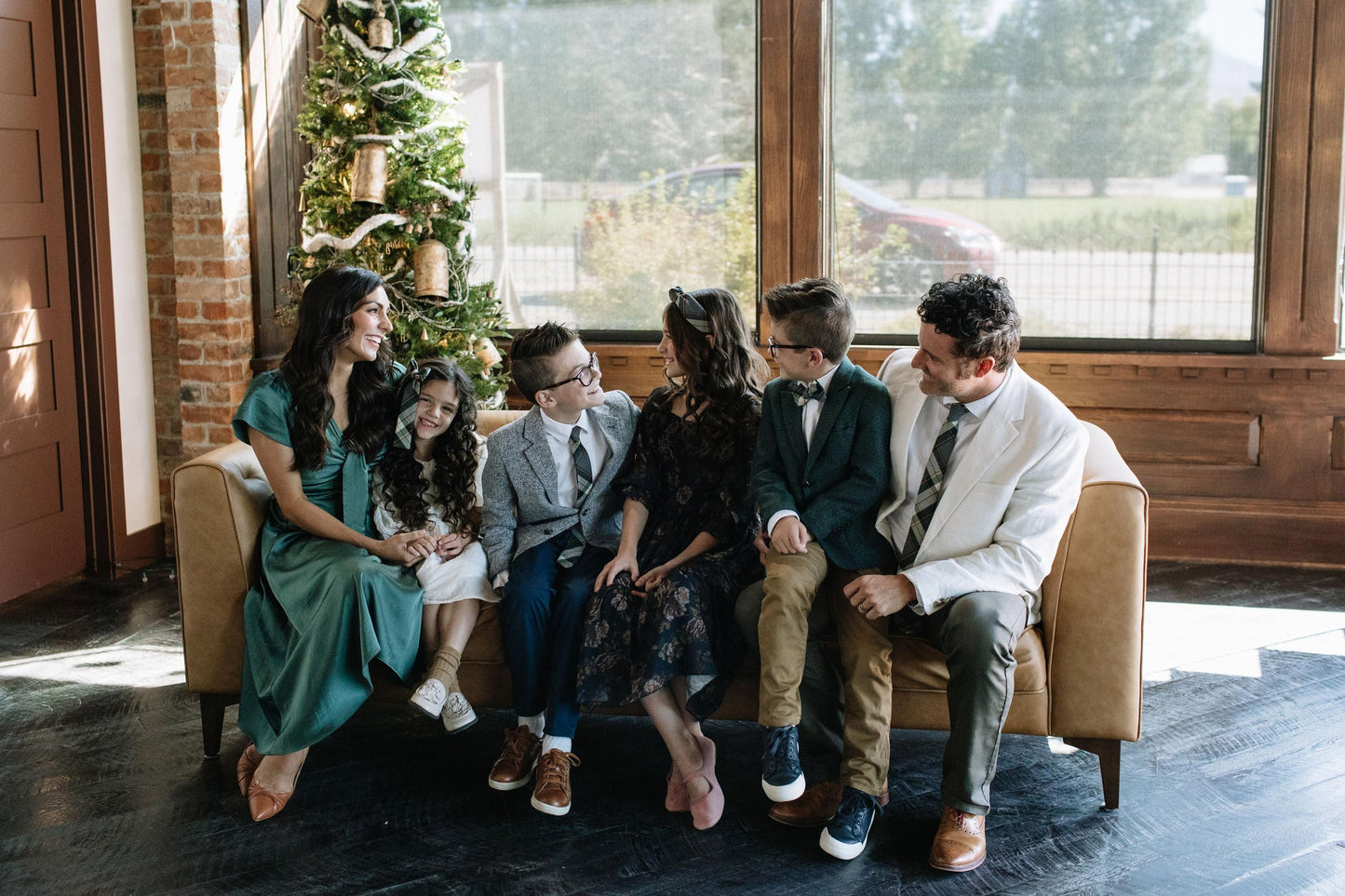 Spruce Plaid Lady Hair Bow