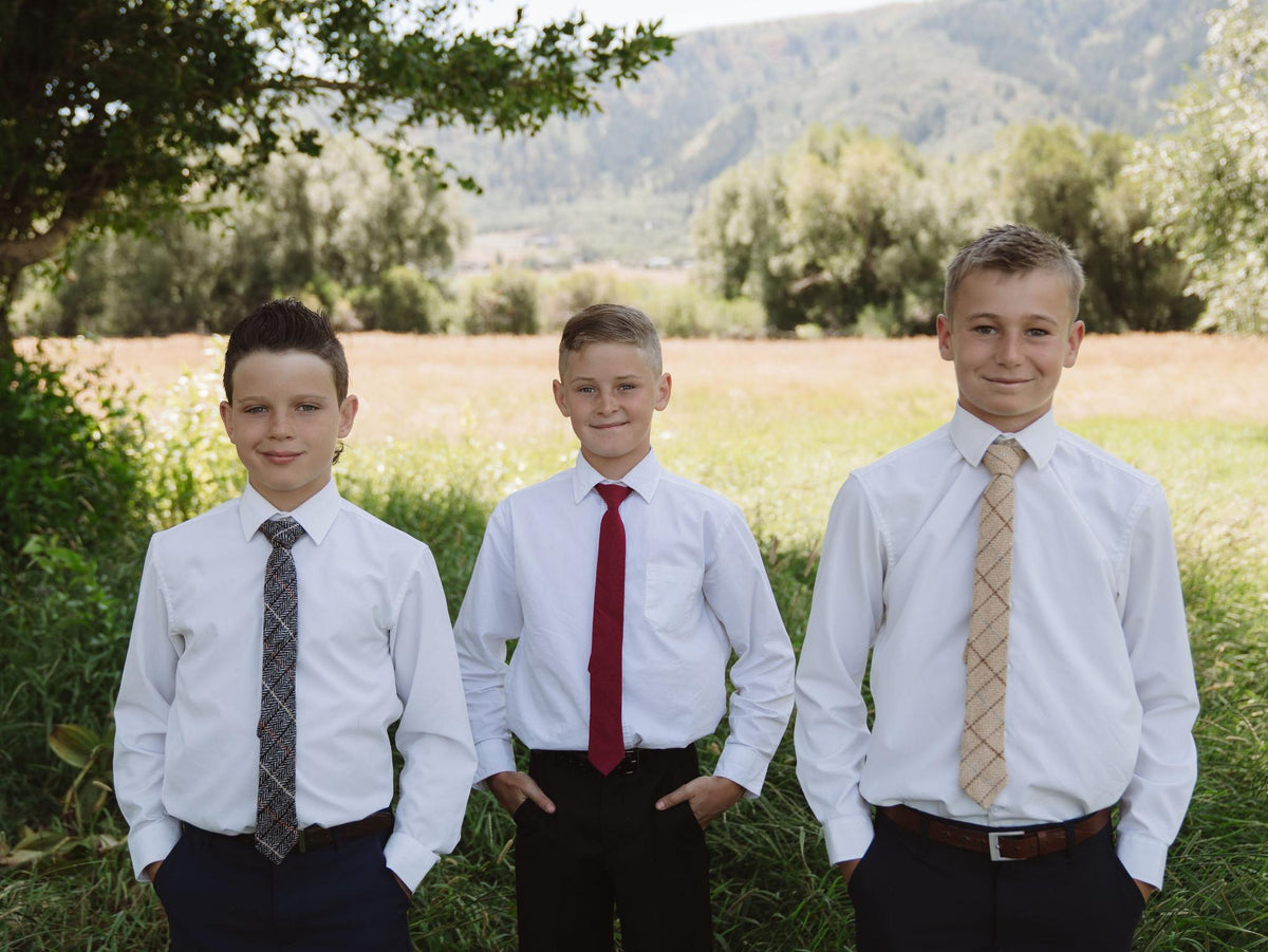 Plum - Boys Tie