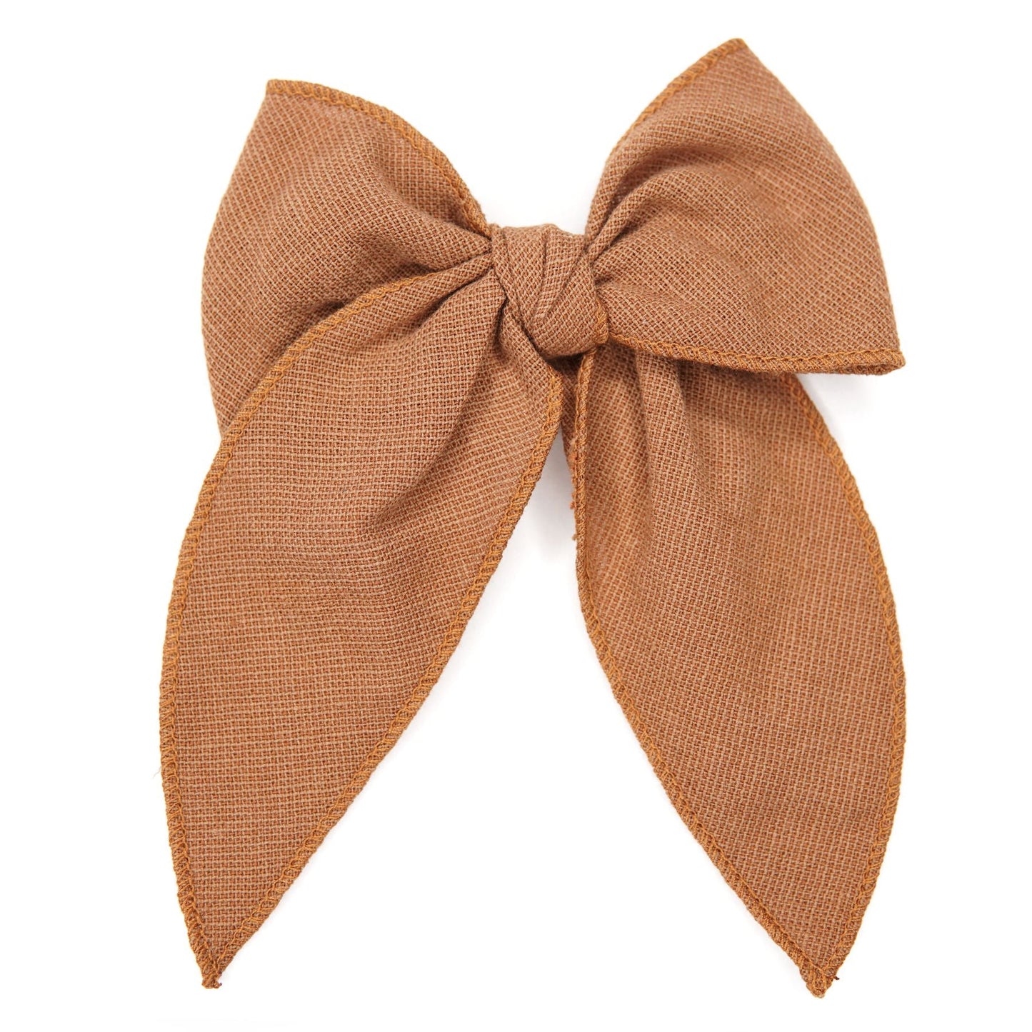 Tan Saddle Darling Hair Bow