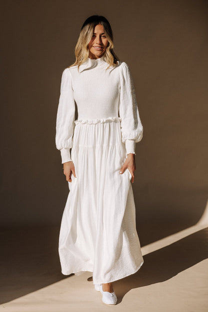 white temple dress Miley Temple Dress White / L