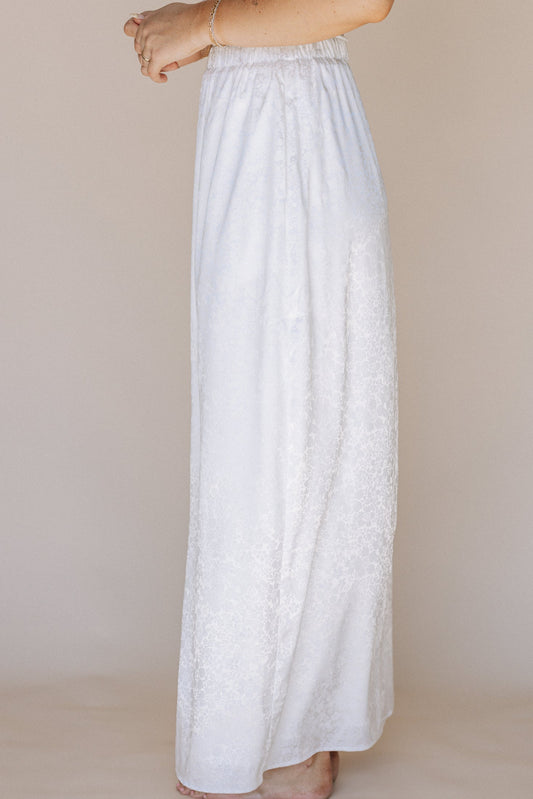 Hannah Temple Skirt in White