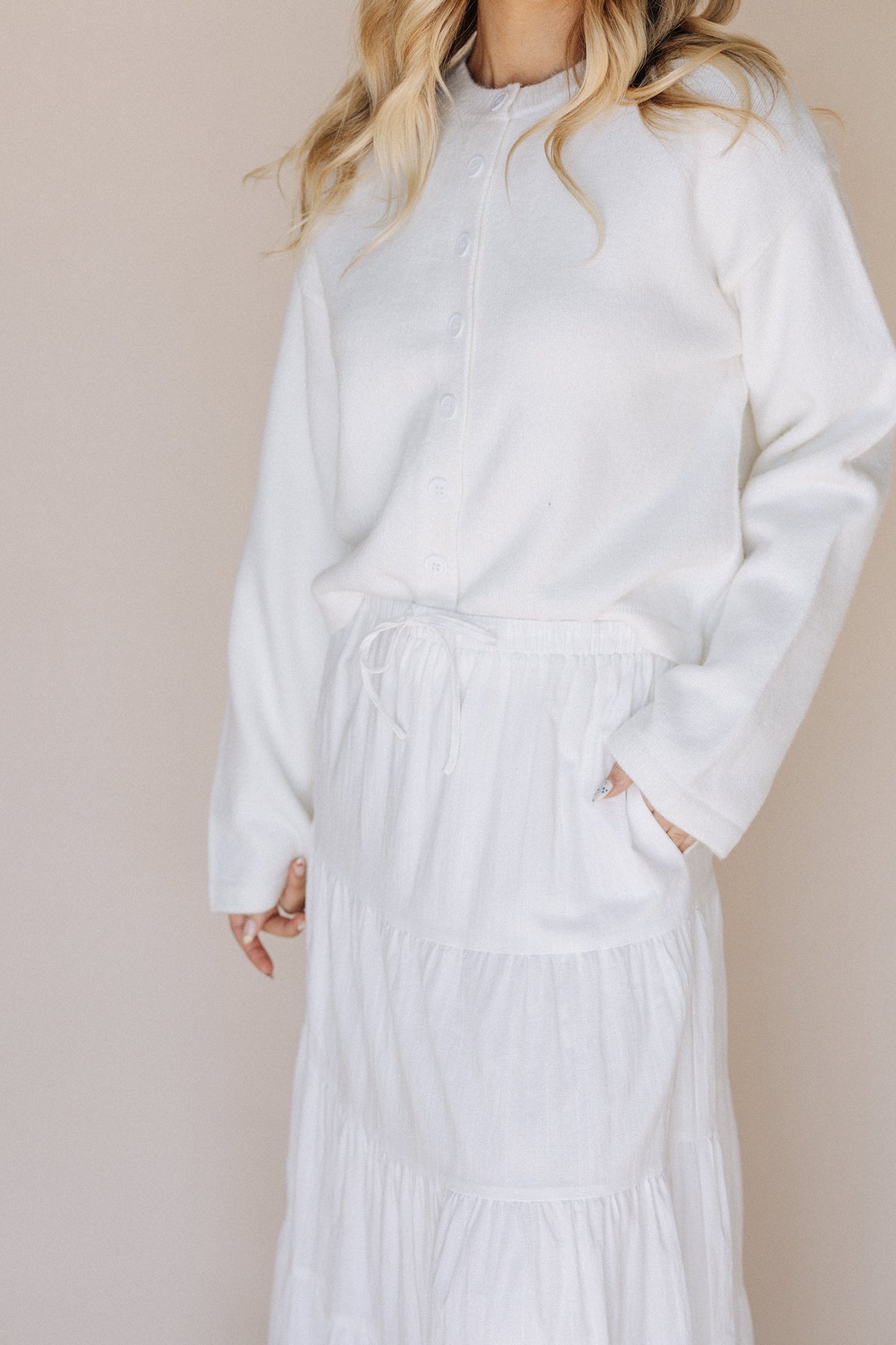 Marilee Temple Sweater in Ivory