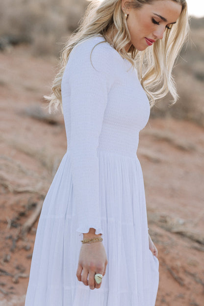 Martha Smocking Temple Dress