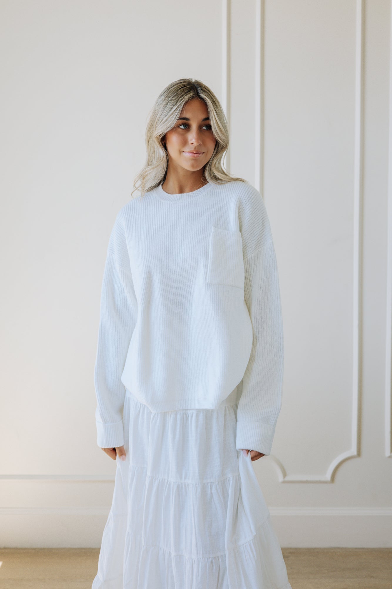 Claire Temple Sweater in Ivory