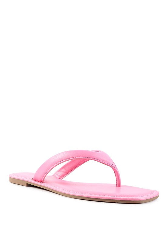 RERA SQUARE TOE THONG FLATS