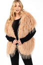 Faux Fur Iconic Pull Through Shawl