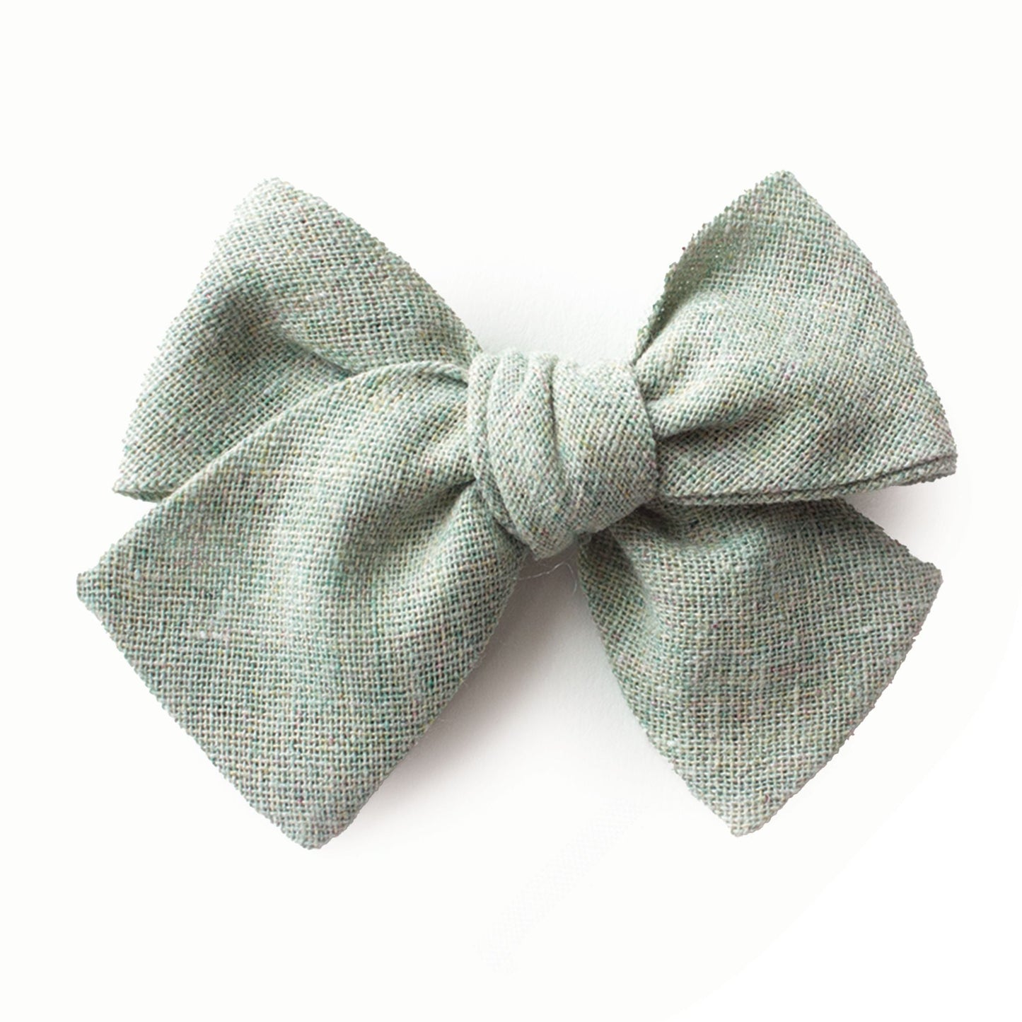 Sea Foam Petite Hair Bow