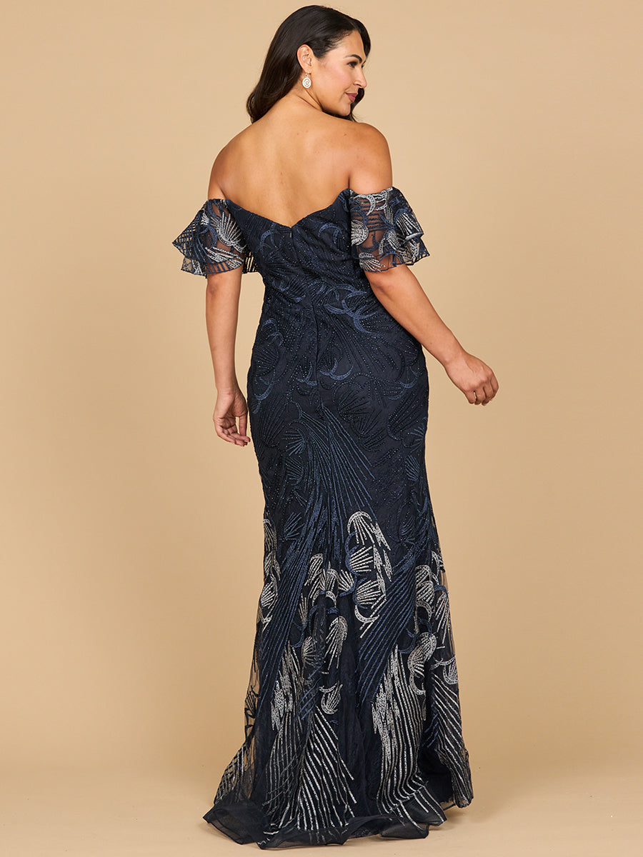 Off Shoulder Mermaid Lace Gown