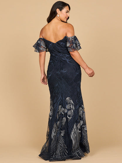 Off Shoulder Mermaid Lace Gown