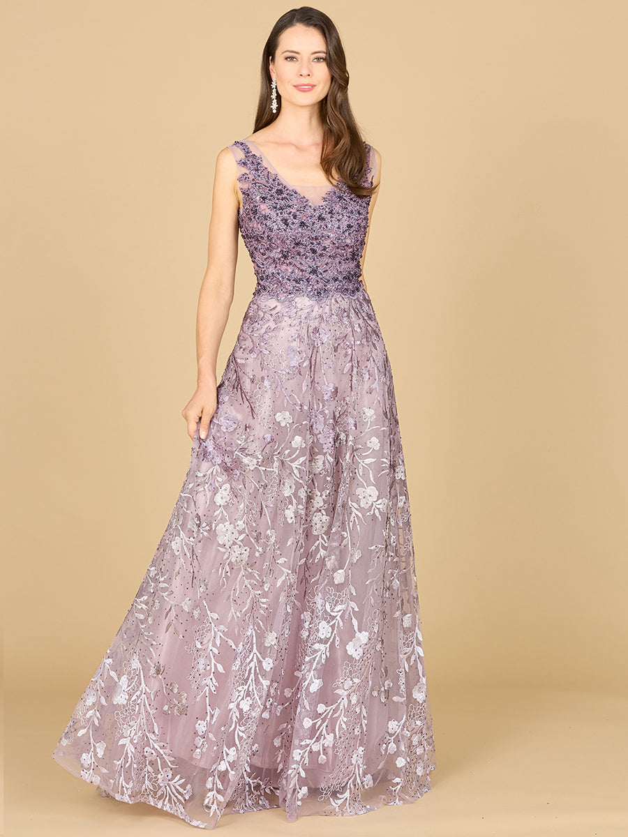Ombre Lace Ballgown Petals And Promises Prom Ombre Lace Ballgown Petals And Promises Prom