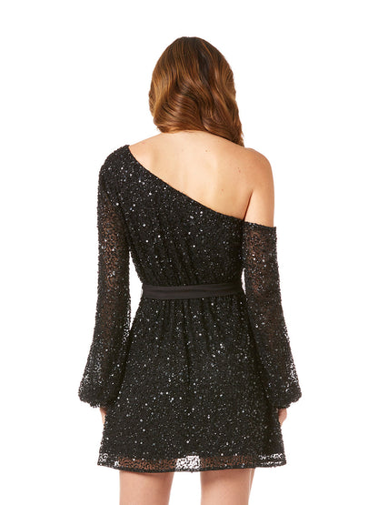 One Shoulder Cocktail Dress