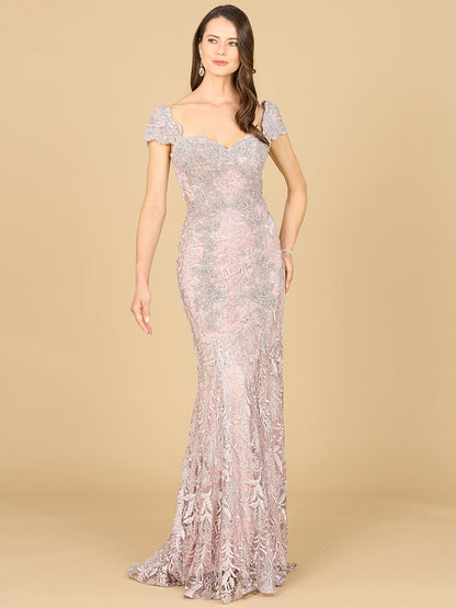 Fitted Lace Mermaid Gown