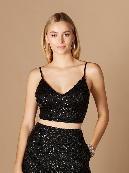 Spaghetti Strap Beaded Top