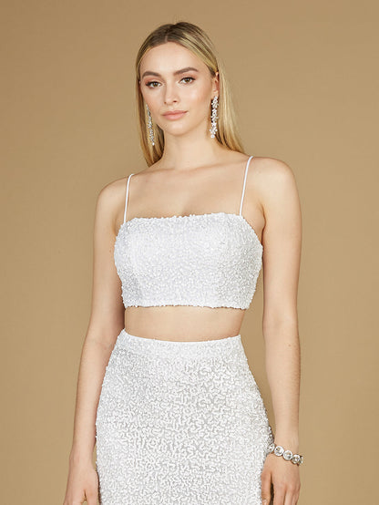 Spaghetti Strap Beaded Top