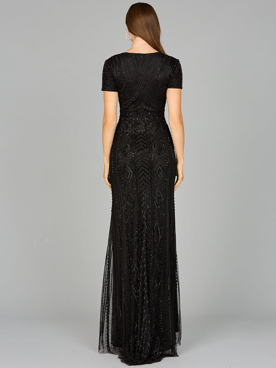Closed Back, Cap Sleeve Dress