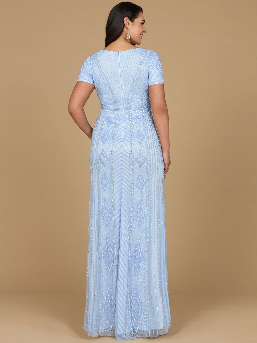Closed Back, Cap Sleeve Dress