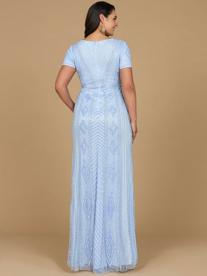 Closed Back, Cap Sleeve Dress