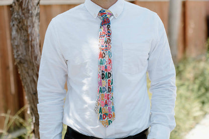 Rad Dad Coloring Tie - Tie Only, no markers