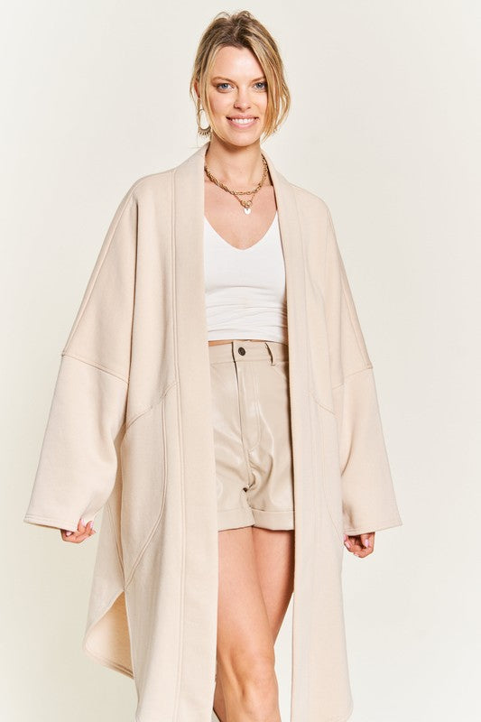 OVERSIZED KNIT CARDIGAN PLUS JJO5013P