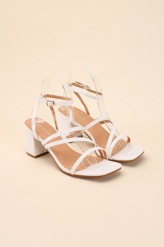 ALI-6 Strappy Low Heel