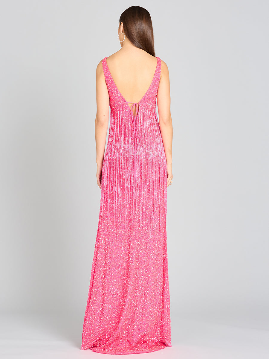 Regan Fringe Sequin Dress