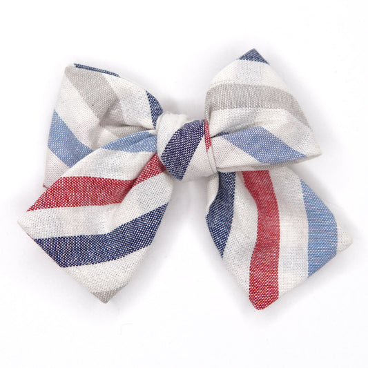 Uncle Sam Petite Hair Bow