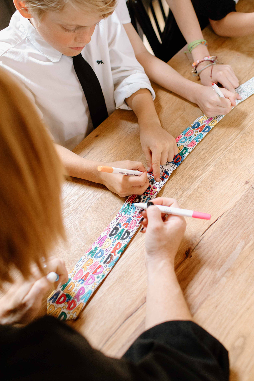 Rad Dad Coloring Tie - Tie Only, no markers