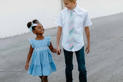 Easter Basket Stripe - Boys Tie