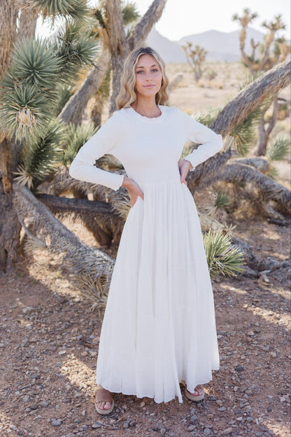 Martha Smocking Temple Dress