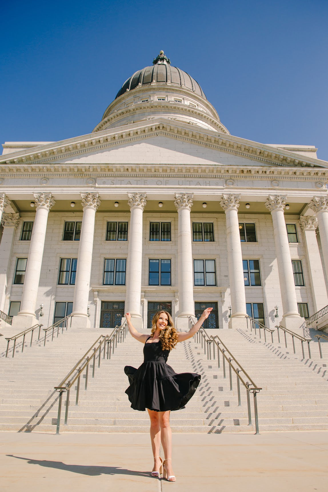 Journey dress in Odile Black