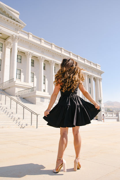 Journey dress in Odile Black