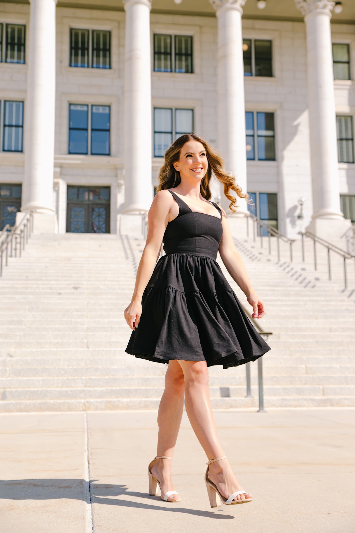 Journey dress in Odile Black