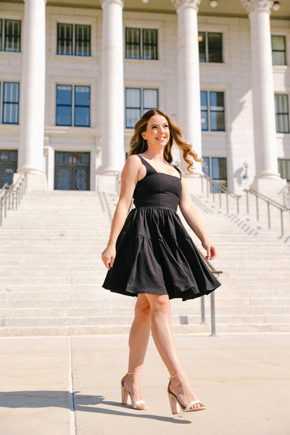 Journey dress in Odile Black