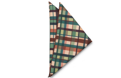 Mulberry Plaid - Pocket Square