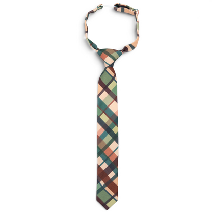 Mulberry Plaid - Boys Tie
