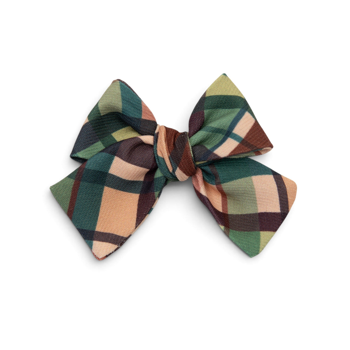 Mulberry Plaid - Petite Hair Bow