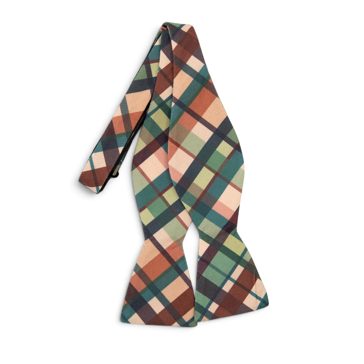 Mulberry Plaid - Men's Self-tie Bow Tie