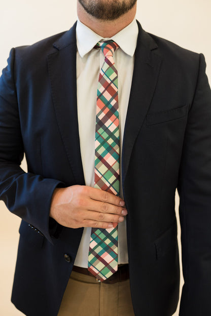 Mulberry Plaid - Men's Tie