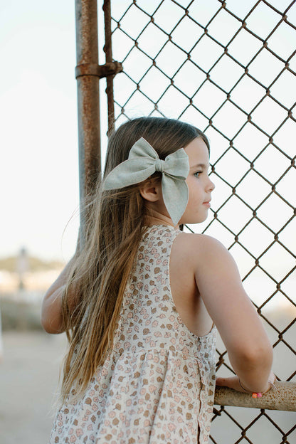 Sea Foam Green Darling Hair Bow