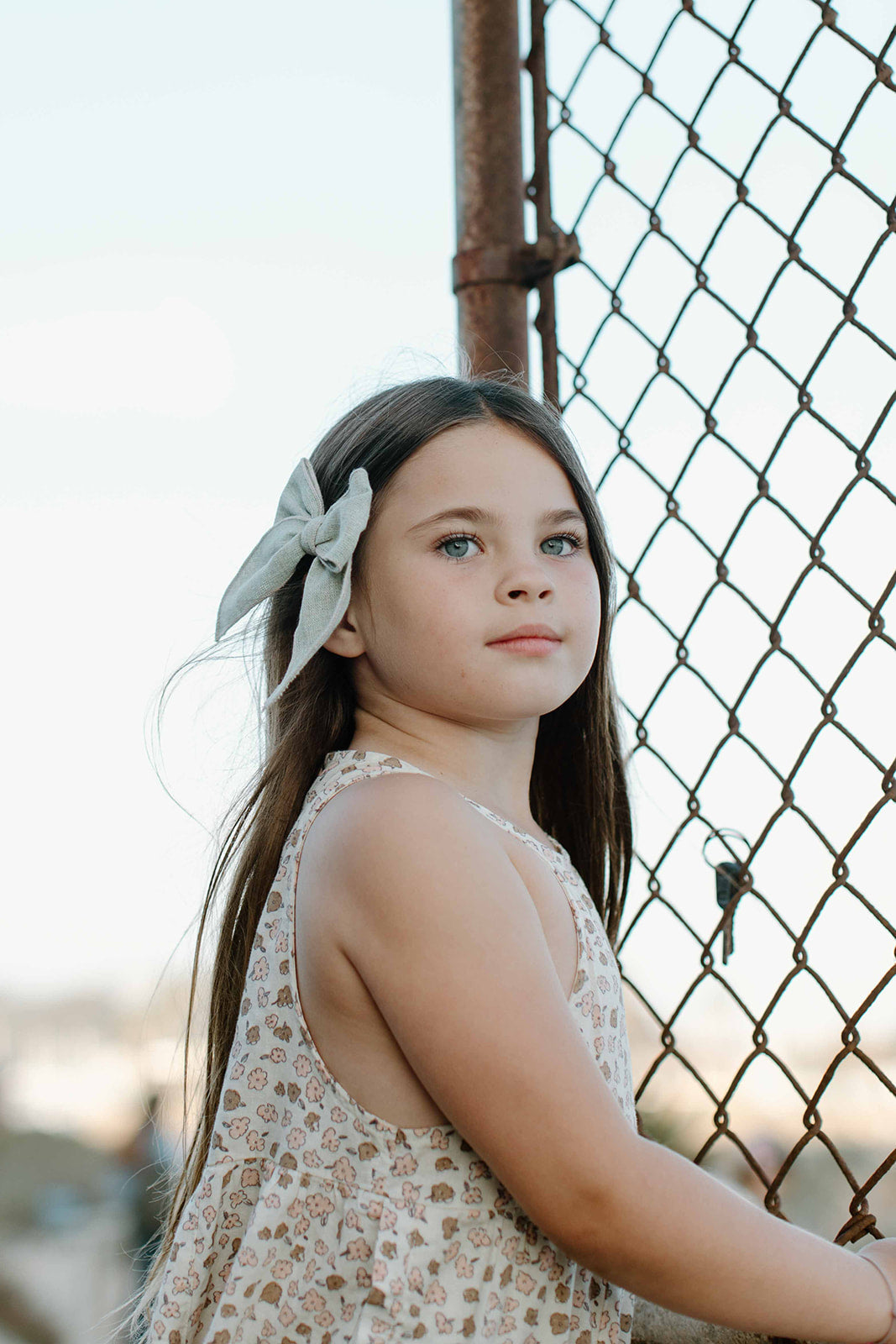 Sea Foam Green Darling Hair Bow