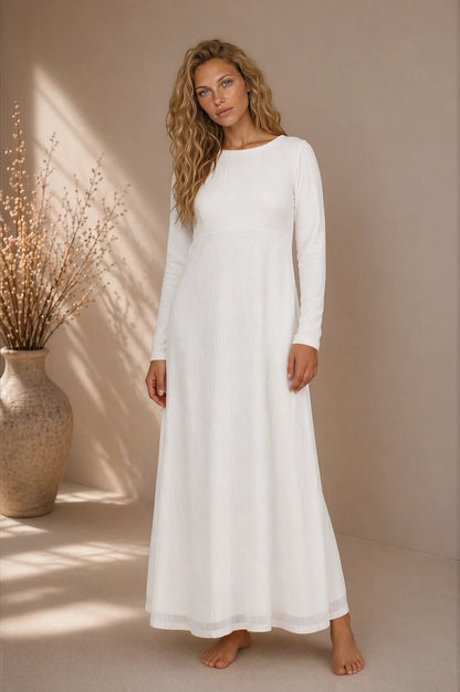 Claire LDS Temple Dress