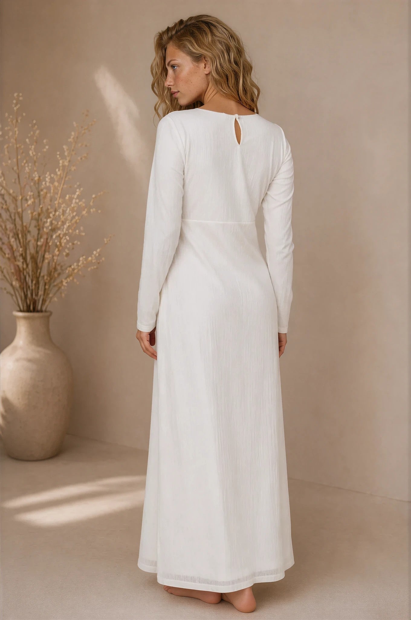 Claire LDS Temple Dress