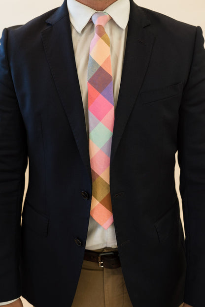 Whimsy Plaid - Men's Tie
