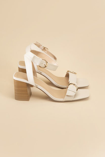 TREATY-S Buckle Sandal Heel